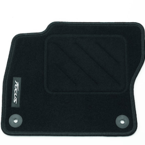 Tepih, standardni spredaj in zadaj, črne barve